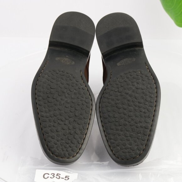 TODS Mens Chukka Boots Size 10 Brown Suede Lace Up Plain Toe Comfy Dress Shoes - Picture 10 of 13